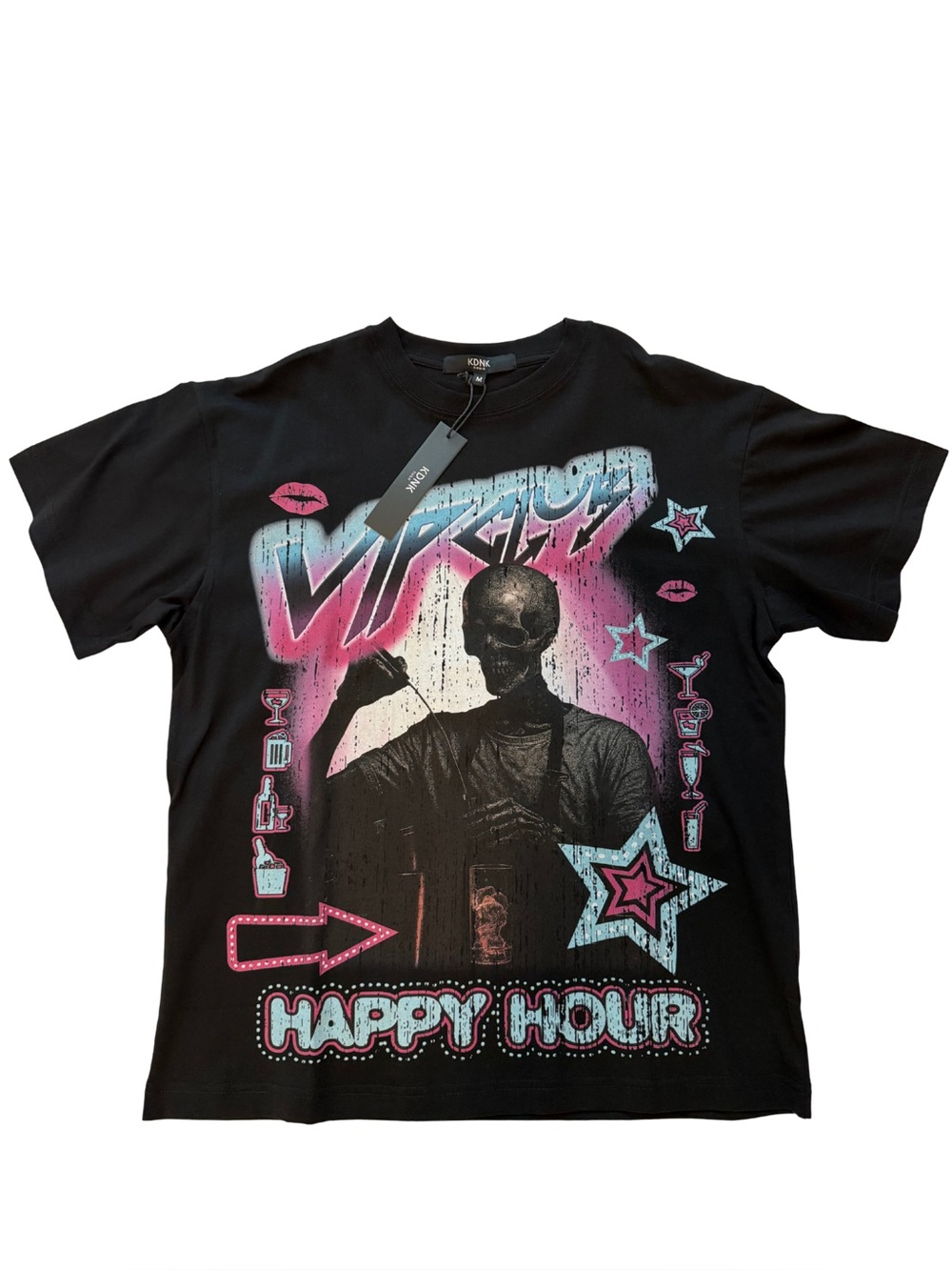 KDNK Black VIP Club Tee - Medium